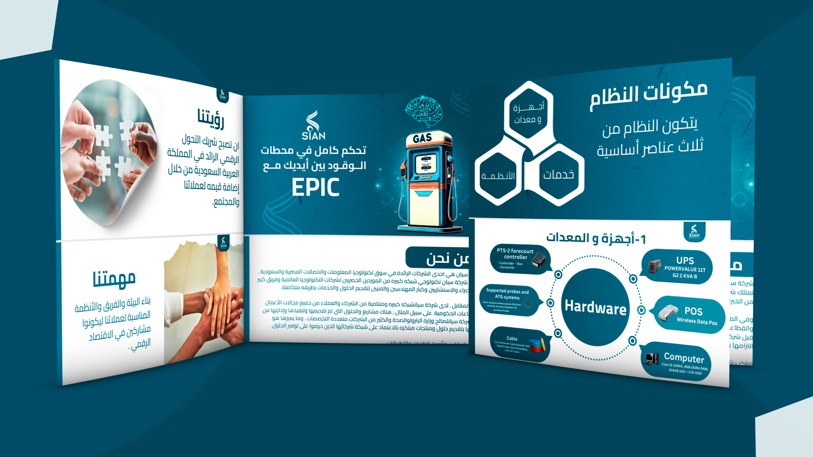 تصميم بروفايل شركة سيان