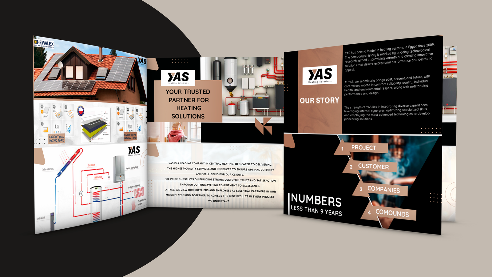 تصميم بروفايل شركة ياس