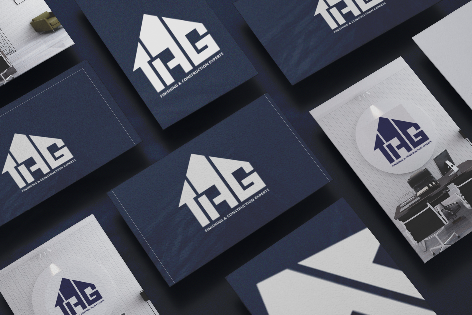 تصميم لوجو كفر تاج تشطيبات